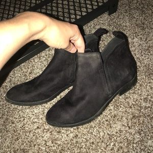 Suede booties